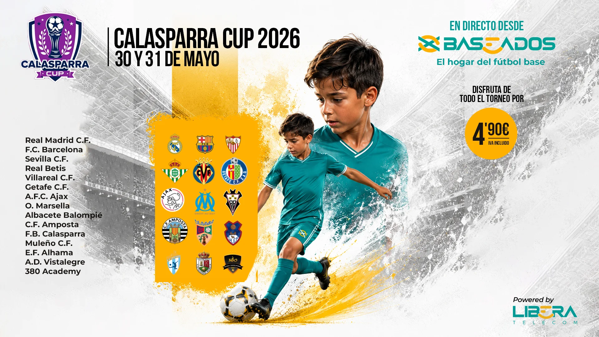 Lee más sobre el artículo Calasparra Cup 2026: vívela en directo desde baseados.tv